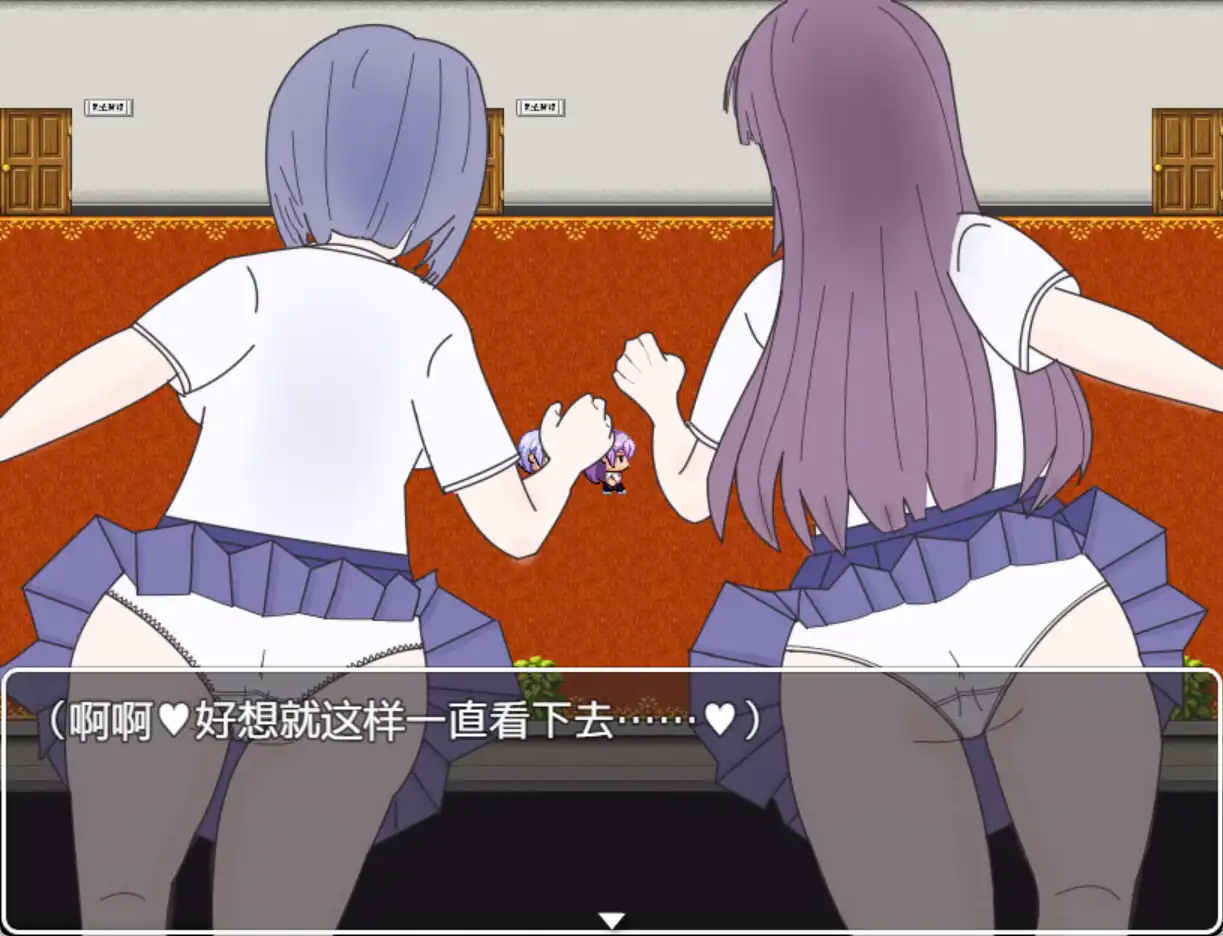 图片[2]-【爆款RPG/AI汉化/PC/安卓】我被关在一个恐怖的馆里，但这并不重要，我更想看女孩们色色的样子！1.0汉化版  [PC/安卓]-V次元