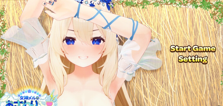 【3D互动/抚摸触摸/全动态/PC】女神梅尔的触摸H神判 女神メルのおさわりH神判 官中版 [PC]-V次元
