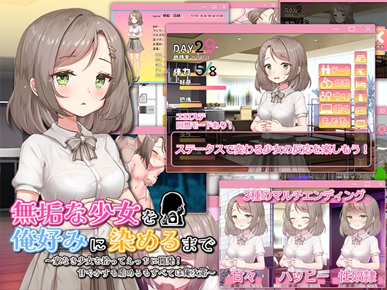 【日式SLG/互动养成/援交露出/PC】将纯真少女调教成我喜欢的模样～收留无家可归的少女并进行情色开发！宠爱还是欺凌全凭我的喜好～   AI汉化版 [PC]-V次元